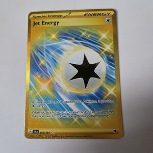 Jet Energy #252 Pokemon Surging Sparks Holo Card